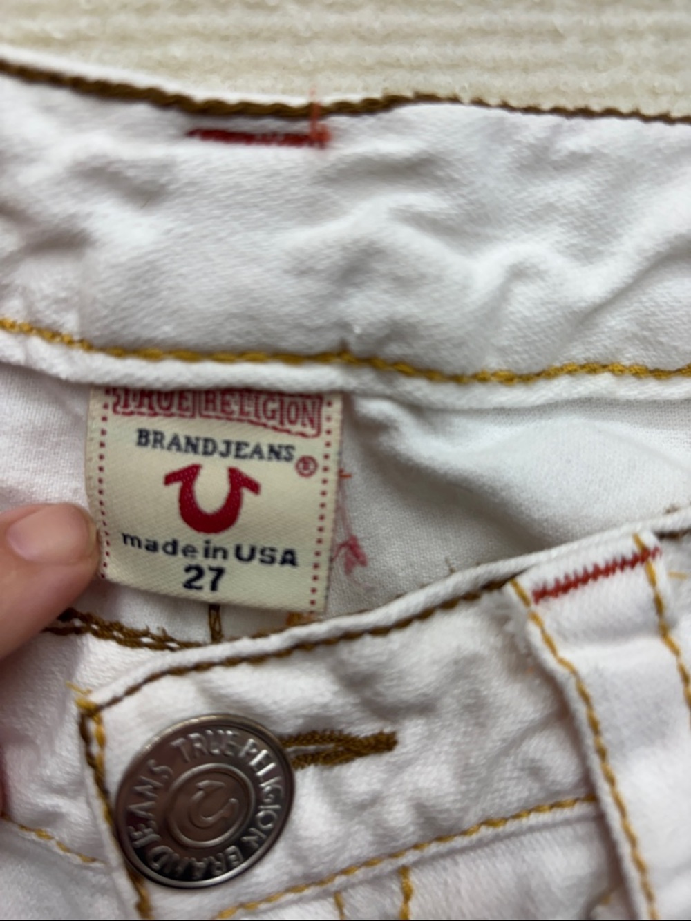 True Religion | 27 Women’s White Jeans - Classic Clean Style - Picture 7 of 8